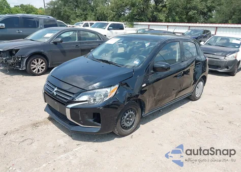 2024 Mitsubishi Mirage Es/Le from USA, damaged, VIN ML32AUHJ9RH015186